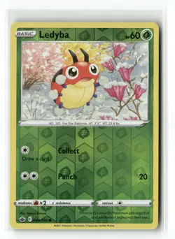 Ledyba 004/198 Common Chilling Reign Pokemon Reverse Holo Near Mint - Image 1