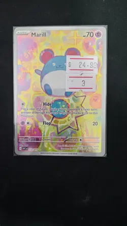 Marill 232/217 Illustration Rare Ascended Heroes Pokemon Card Card 3 - Image 2