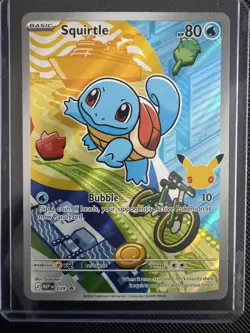 Squirtle First Partner Illustration Promo Full Art Holo 037 Pokemon TCG - Image 1
