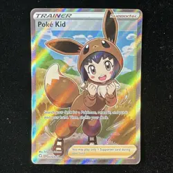 The Pokemon Company Poke Kid 070/072 Shining Fates Holo Full Art Ultra Rare EN - Image 1