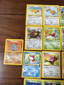 Pokemon TCG 1999 Jungle Set Lot of 21 Cards Common and Uncommon MP- HP - Image 2