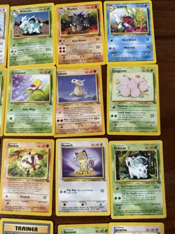 Pokemon TCG 1999 Jungle Set Lot of 21 Cards Common and Uncommon MP- HP - Image 3
