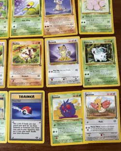 Pokemon TCG 1999 Jungle Set Lot of 21 Cards Common and Uncommon MP- HP - Image 4