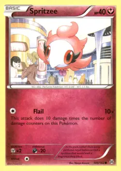 SPRITZEE 105/162 COMMON BREAKTHROUGH POKEMON LIGHTLY PLAYED - Image 1