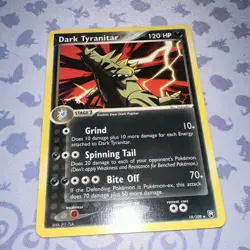Pokemon TCG Dark Tyranitar Team Rocket Returns Regular Rare 19/109 English - Image 2