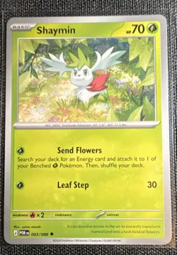 Pokemon Shaymin 003/088: Perfect Order Uncommon NM (Near Mint) English TCG - Image 1