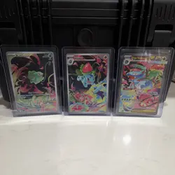 Pokemon TCG Mega Evolution Holo Full Art Lot 3 Bulbasaur/Ivysaur/M Venusaur - Image 1