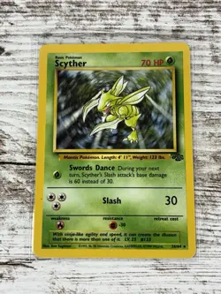 Scyther #26 Rare Pokemon Jungle 1999 Wizards WOTC LP Light Play - Image 1