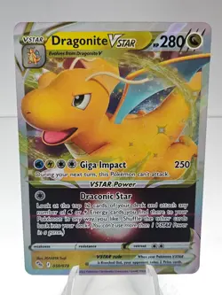 Dragonite VSTAR 050/078 Pokemon Go Full Art Ultra Rare Pokemon Card - Image 1