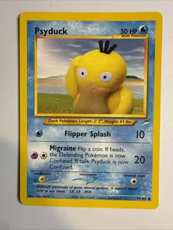Psyduck 79/105 - Pokemon TCG - Neo Destiny - Regular - Yuka Morii - LP - Image 1