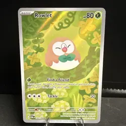 The Pokemon Company Rowlet Reverse Holo 090/088 Paldea Evolved ENG 80HP Common - Image 1