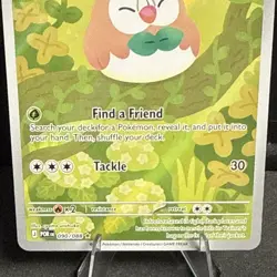 The Pokemon Company Rowlet Reverse Holo 090/088 Paldea Evolved ENG 80HP Common - Image 3