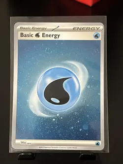 Pokemon TCG Scarlet & Violet 151 Water Energy HD Cosmo Holo 2x - Image 1