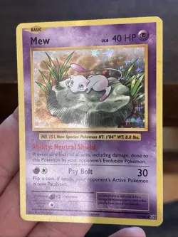 The Pokemon Company Pokemon TCG Mew 53/108 Evolutions Holo Rare English Foil - Image 4