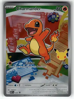 Charmander 038 Holo Promo ME: Mega Evolution Promo Pokemon Near Mint - Image 1