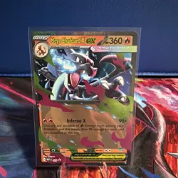 POKEMON TCG MEGA CHARIZARD X ex 029 BLACK STAR PROMO HOLO MEGA EVOLUTION - Image 1