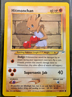 Hitmonchan #69/105 Unlimited Neo Destiny LP Pokemon TCG - Image 1
