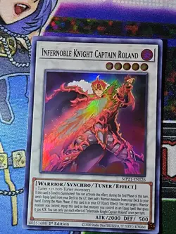 Infernoble Knight Captain Roland MP21-EN126 Super Rare 1st Edition LP - Image 1