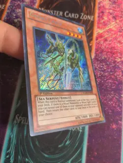 Yu-Gi-Oh! Gishki Chain HA05-EN034 Secret Rare 1st Edition Near Mint a1/ - Image 2