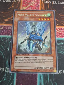 Yu-Gi-Oh! Mist Valley Soldier HA01-EN006 Secret Rare Limited Near Mint a1/ - Image 1