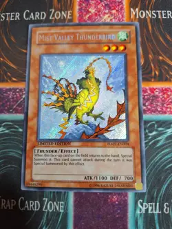 Yu-Gi-Oh! TCG Mist Valley Thunderbird HA01-EN004 Limited Secret Rare Near Mint - Image 1