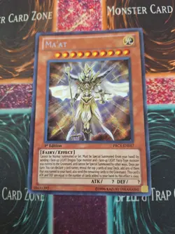 Yu-Gi-Oh! Ma'at PRC1-EN017 Secret Rare 1st Edition Near Mint - Image 1