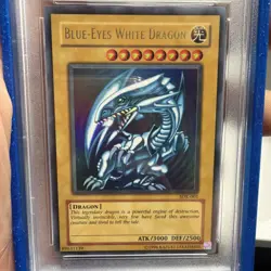 Blue Eyes White Dragon 2002 SDK Yu-Gi-Oh! #001 PSA 8 BRAND NEW CERT - Image 3