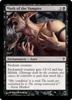 Damaged, English MTG Regular Mark of the Vampire Duel Decks: Sorin vs. Tibalt Ma - Image 1