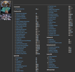 The Ancient One MTG EDH Commander Deck! Dimir Mill! - Image 2