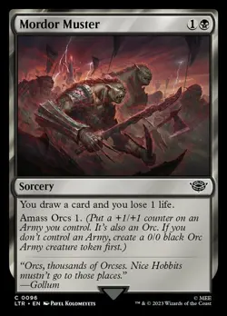 Mordor Muster - Foil - Universes Beyond: The Lord of the Rings: Tales of Middle- - Image 1