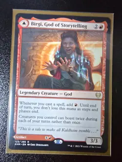 Birgi, God of Storytelling Kaldheim Near Mint MTG - Image 1