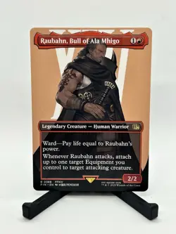 MTG FIN- Raubahn, Bull of Ala Mhigo Borderless Art Non-Foil Rare - Image 1