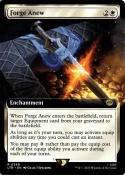 NM - Forge Anew (Extended Art) R Universes Beyond: The Lord of the Rings: Tales - Image 1