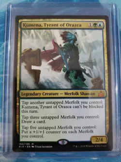 1x KUMENA, TYRANT OF ORAZCA - RIVALS OF IXALAN - MTG - NM/M - Image 2