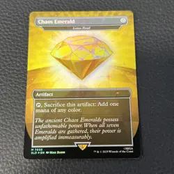 Chaos Emerald (Lotus Petal) Yellow 7035 Secret Lair Drop Sonic Bonus MTG NM 🔥 - Image 1