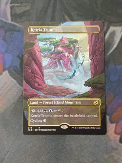 Ketria Triome - Borderless Showcase | Ikoria | NM | MTG - Image 1