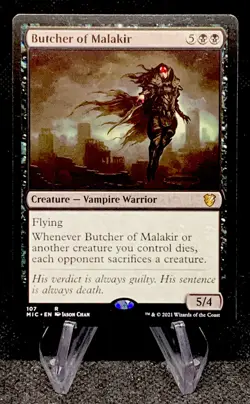 MTG Innistrad: Midnight Hunt Commander Butcher Of Malakir #107 - Image 1