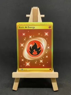 Pokemon TCG Basic Fire Energy Obsidian Flames Holo Card 230/197 NM - Image 1