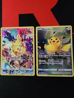 Pokemon Crown Zenith Lot of 2 Pikachu's , Secret Rare + Full Art - Image 1