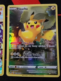 Pokemon Crown Zenith Lot of 2 Pikachu's , Secret Rare + Full Art - Image 3