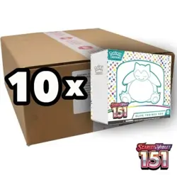 Pokemon 151 Elite Trainer Box (1st print) Sealed Case (10 ETBs) English - Image 1