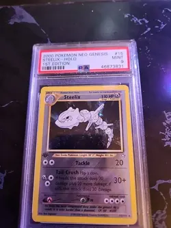2000 POKEMON NEO GENESIS STEELIX -HOLO 1ST EDITION #16 PSA 9 - Image 1