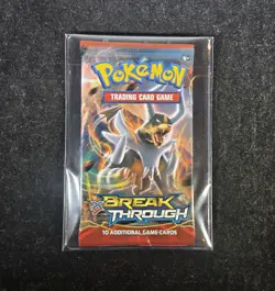 XY BREAKThrough - 2 Sealed Booster Packs - Pokemon TCG - FACTORY FLAWS - Image 2