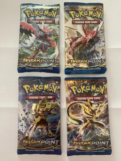 XY BREAKPoint - Sealed 4 Booster Pack Arts - Pokemon XY TCG - Image 1
