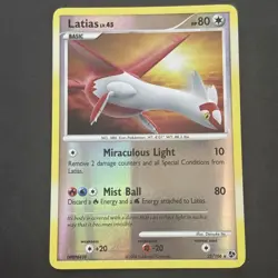 Latias LV.45 22/106 D&P: Great Encounters Reverse Holo Pokemon TCG LP - Image 1