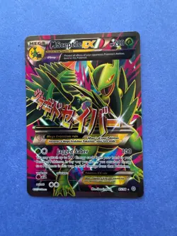 Pokemon TCG M Sceptile EX 85/98 XY Ancient Origins Mega EX Full Art Holo - Image 3
