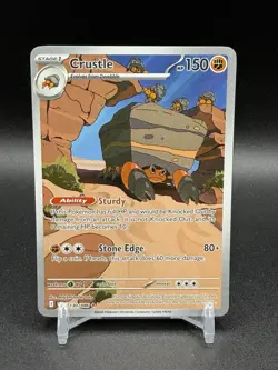 Crustle 130/086 Illustration Rare S&V Black Bolt Pokemon TCG IR NM - Image 1