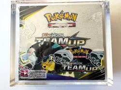 Pokemon TEAM UP Booster Box 36 packs FACTORY SEALED ACRYLIC CASE, FREE Shipping - Image 1