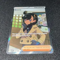 The Pokemon Company Emma 107/111 Crimson Invasion Ultra Rare Full Art Holo EN - Image 1
