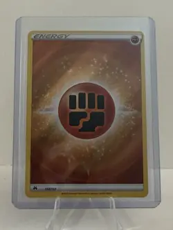 Pokemon Fighting Energy 157/159 Crown Zenith Full Art Holo UR English - Image 1